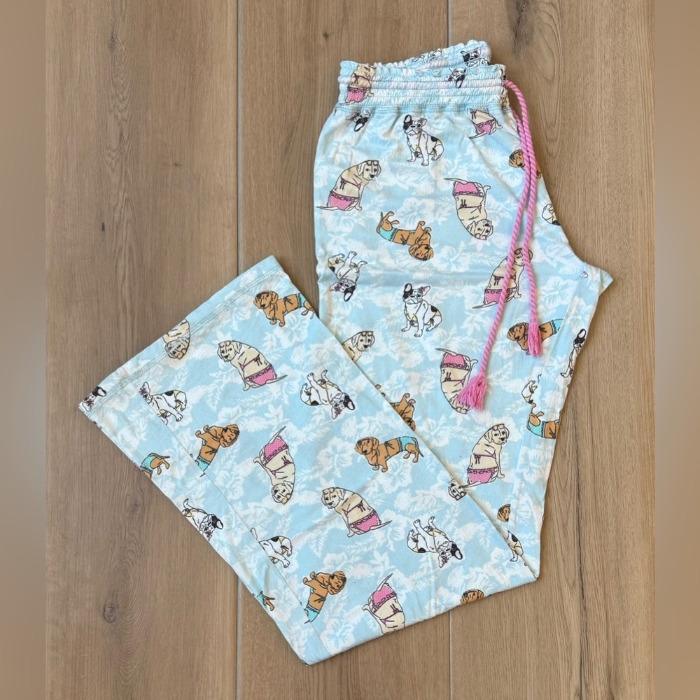 Dogs in Swimsuits Pajama Pants Size M